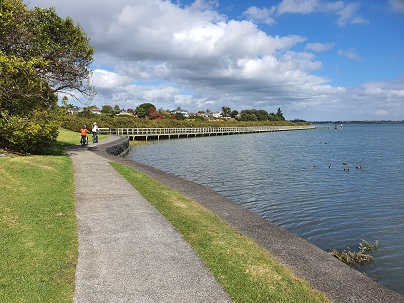 Bridge over, cycleway Conifer Grove Circuit