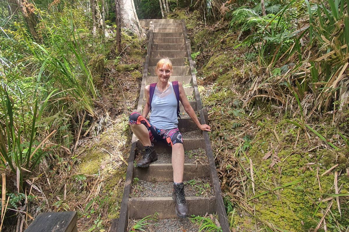 I'm wearing my hiking boots for this longer more rugged walk