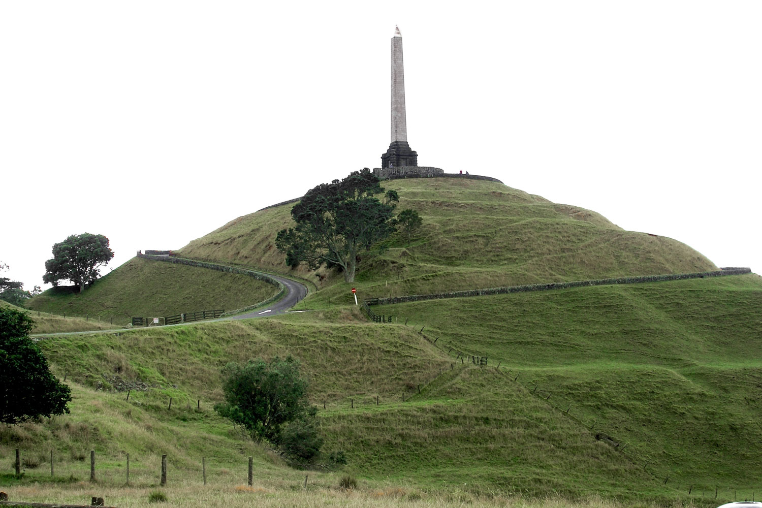 Top of One Tree Hill in Auckland